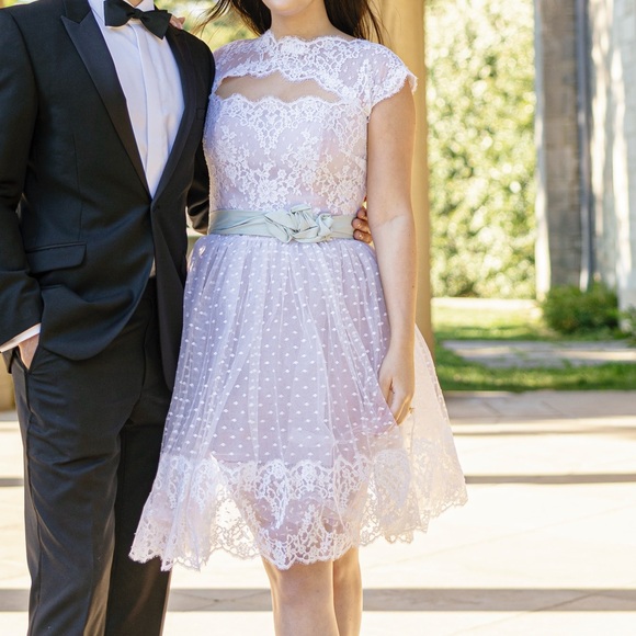 Victor Costa Dresses & Skirts - Victor costa vintage white lace cupcake bridal wedding dress